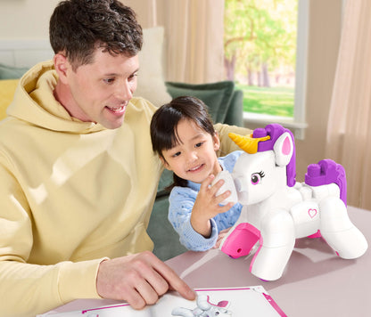 Mega Bloks Fisher-Price 3-in-1 Bau- und Zaubereinhorn – Bausteinspielzeug.